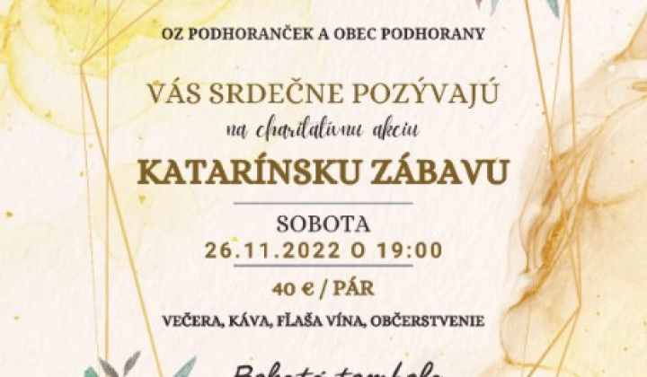Katarínska zábava 2022