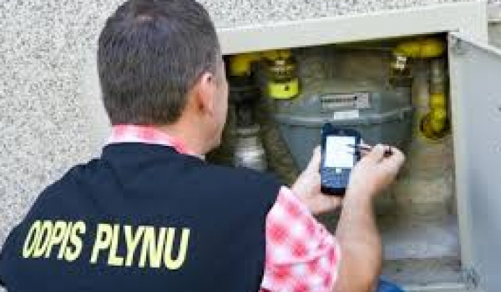Fotka - Odpis stavu plynomerov