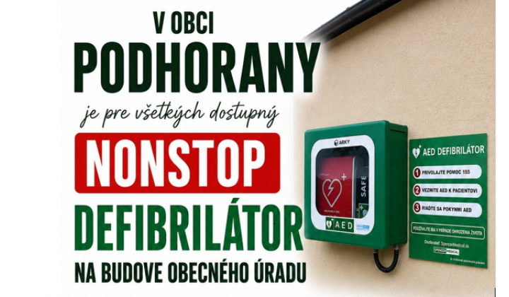 Fotka - Defibrilátor v našej obci