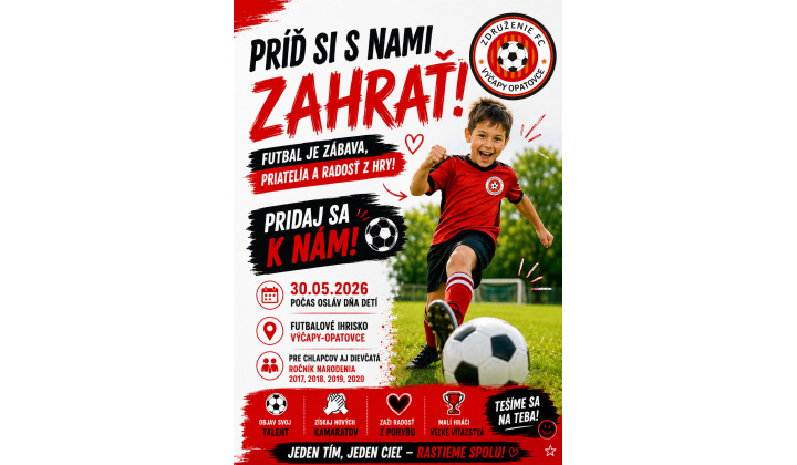 Futbalový nábor Výčapy-Opatovce