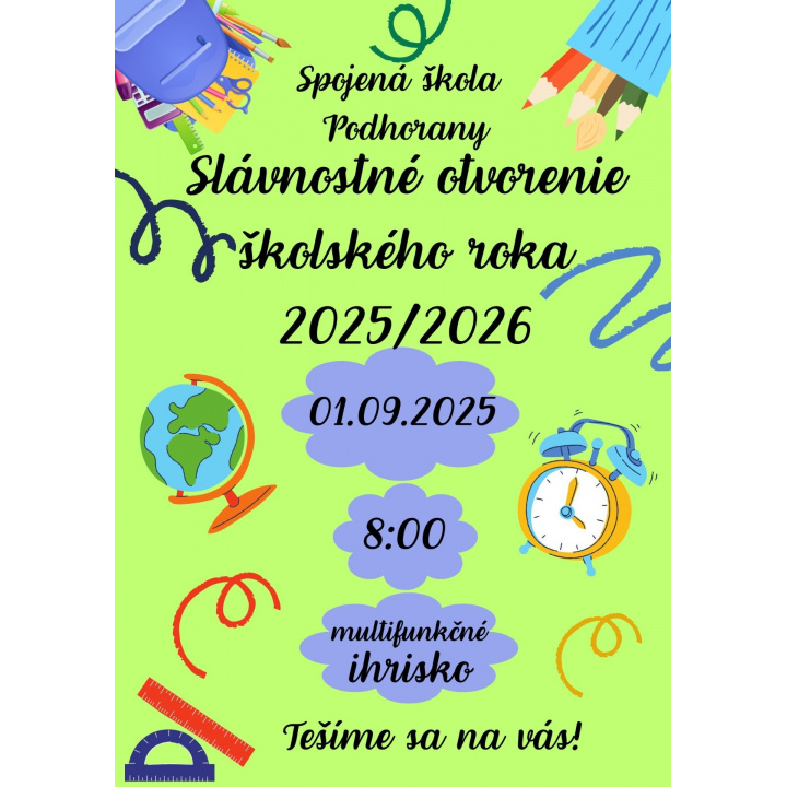 Otvorenie školského roka 2025/2026