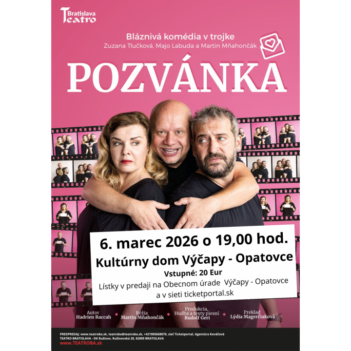 POZVÁNKA - divadelné predstavenie