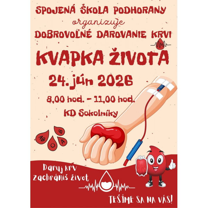 Pozvánka - Kvapka života