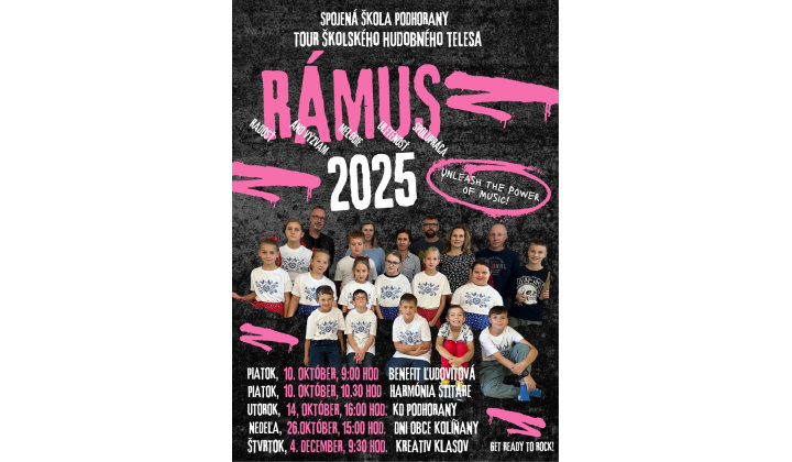 Pozvánka - Školské hudobné teleso RÁMUS