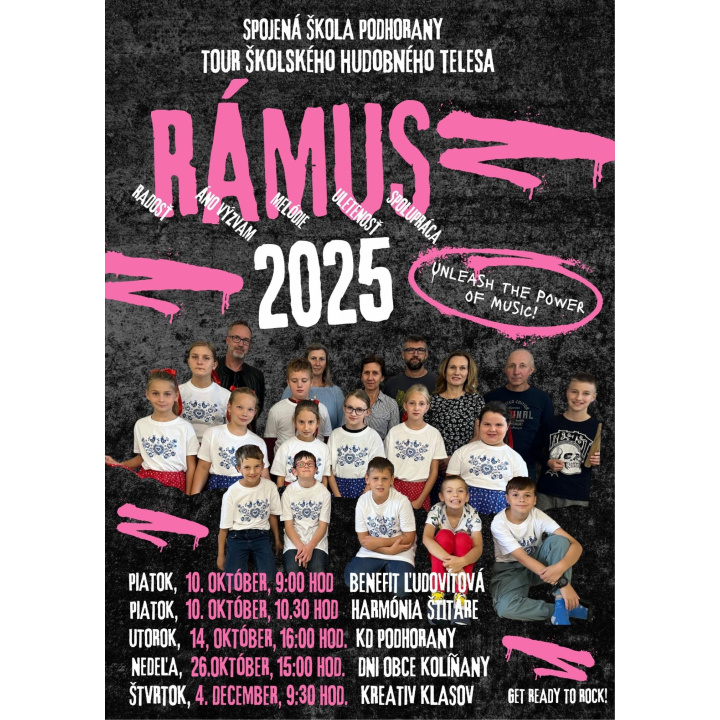 Pozvánka - Školské hudobné teleso RÁMUS