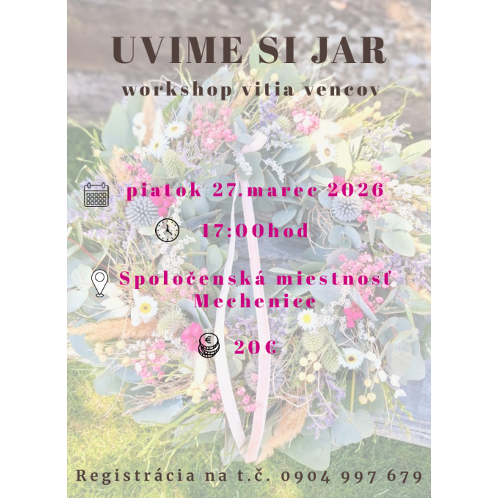 Pozvánka na jarný workshop - Uvime si jar