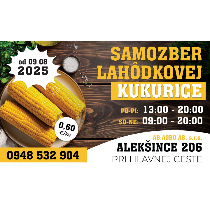 Samozber lahôdkovej kukurice
